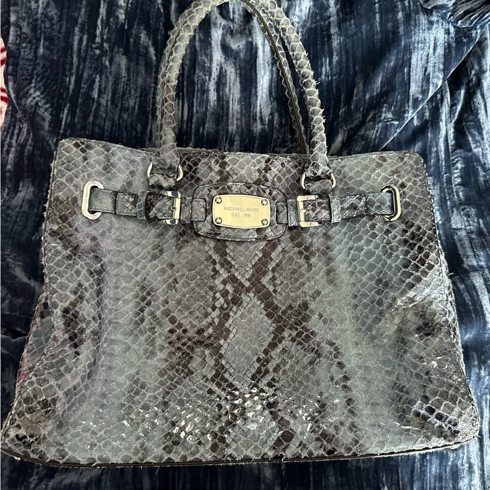 Michael Kors ~ Hamilton DENIM Large Tote
